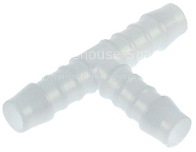 T-piece plastic hose ø 10-10-10mm 3-way