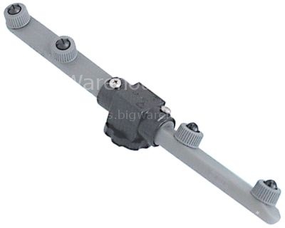 Rinse arm L 245mm nozzles 4 mounting ø 17.2/M20mm mounting pos.