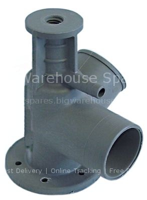 Opposite support mounting pos. lower for wash arm support