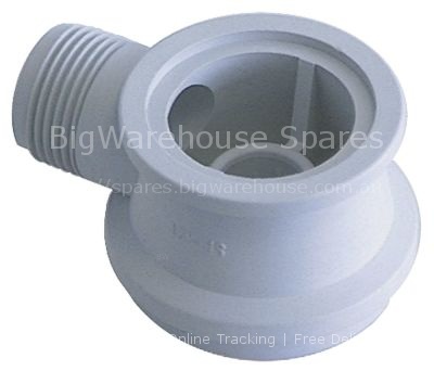 Wash arm support mounting pos. lower