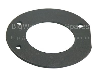 Gasket D1 ø 43mm D2 ø 78mm thickness 2mm with 6 holes wash arm s