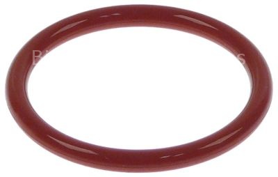 O-ring silicone thickness 3,53mm ID ø 32,93mm Qty 1 pcs