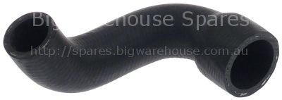 Formed hose ext. ø 43 ID ø 34mm ED ø 23mm D1 ø 32mm L 140mm