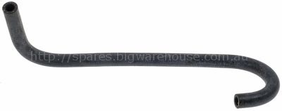 Formed hose ext. ø 19 ID ø 11mm L 360mm