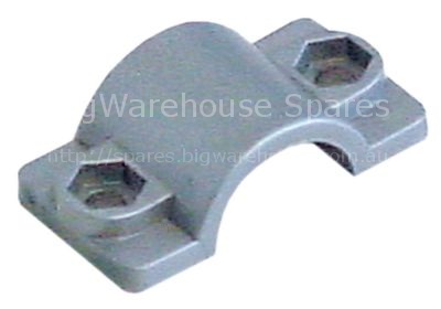 Opposite support for wash jet