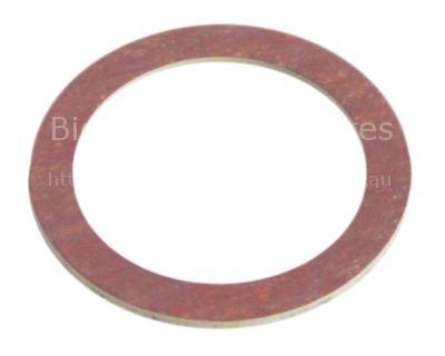 Flat gasket fibre ED ø 44,5mm ID ø 33mm thickness 2mm Qty 1 pcs