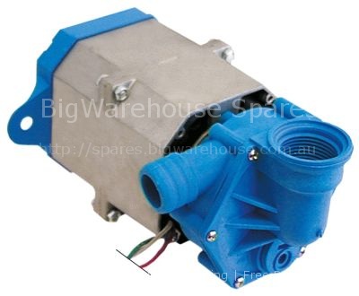 Pump inlet ø 1" IT outlet ø 28mm type T60 230V 50Hz 1 phase 0,19