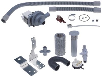 Drain pump inlet ø 24mm outlet ø 22mm 230-240V 25W 50Hz ASKOLL t