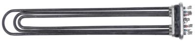 Heating element 7600W 230V heating circuits 3 flange 70x18mm L 3
