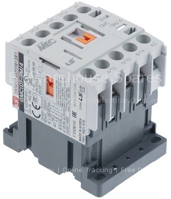 Power contactor resistive load 20A 230VAC (AC3/400V) 9A/4kW main