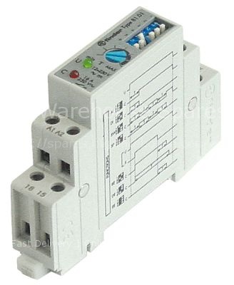 Time relay FINDER 81.01.0.230 time range 0.1s-10h 12-230V AC/DC