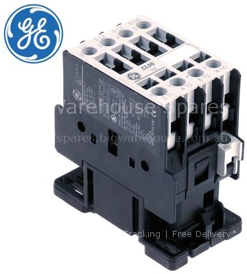 Power contactor resistive load 25A 230VAC (AC3/400V) 9A/4kW main