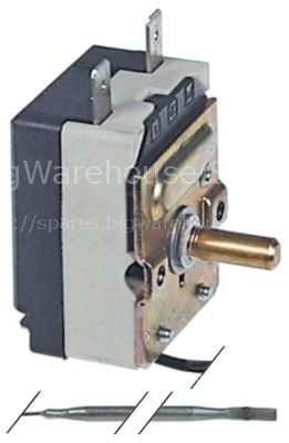 Thermostat t.max. 220°C temperature range 60-220°C 1-pole 1NO 16