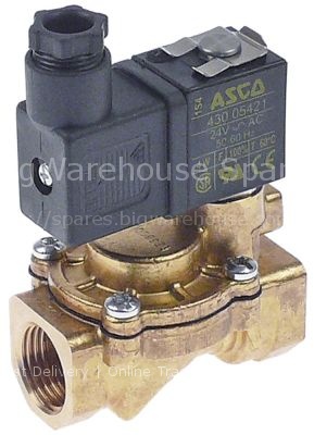 Solenoid valve 2-ways 24VAC inlet 1/2" IT outlet 1/2" IT connect