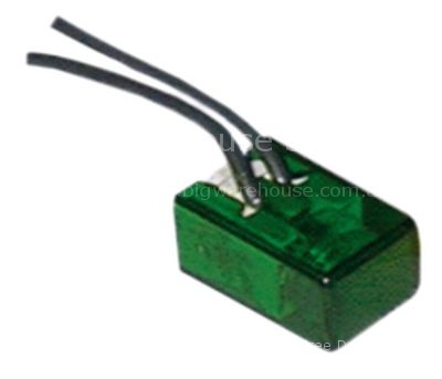 Indicator light green 230V