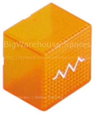 Indicator light lens orange heating