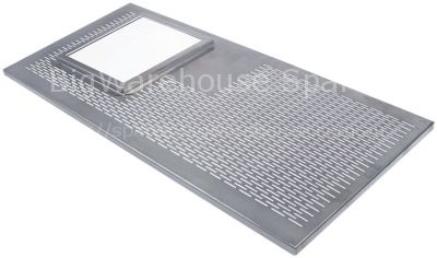 Flat filter for dishwasher H 24mm L 670mm W 300mm SS