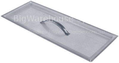 Flat filter for dishwasher H 15mm L 486mm W 192mm