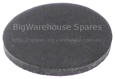 Sealing disc for rinse arm rubber mounting pos. upper/lower ø 18