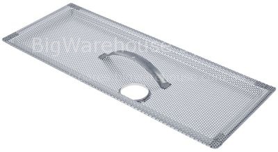 Flat filter for dishwasher H 16mm L 485mm W 190mm