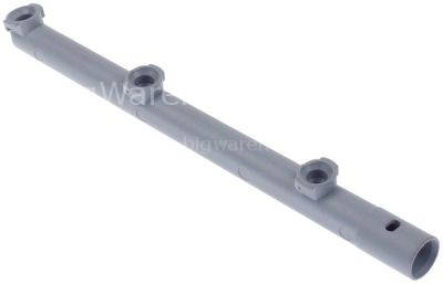 Rinse arm mounting pos. right L 215mm nozzles 3 mounting ø 14mm