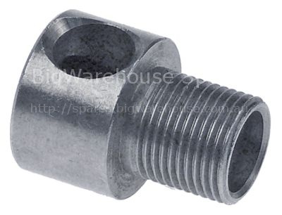 Rinse arm shaft ø 25mm H 33mm thread 3/8" thread L 17mm