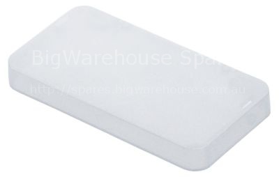 Lid for dosing container L 84,5mm W 44mm H 10mm mounting pos. re