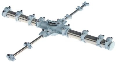Wash and rinse arm wash arm L 480mm rinse arm L 480mm w. jets 8