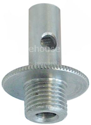 Rinse arm shaft