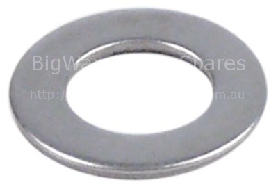 Plain washer ID ø 8,6mm ED ø 16mm thickness 1,5mm SS Qty 1 pcs