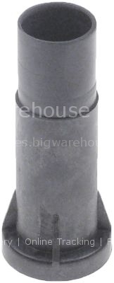 Cover for rinse arm shaft mounting pos. lower H 102mm D1 ø 27,5m