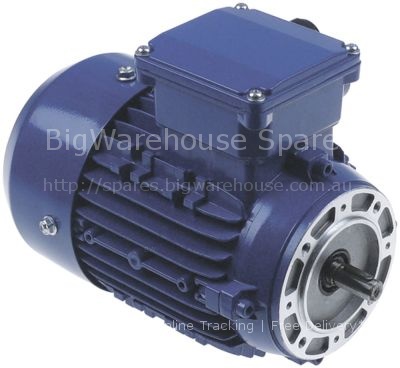 Motor without gearbox W 230/400-280/480V 50/60Hz 3 phase 1.2/0.7