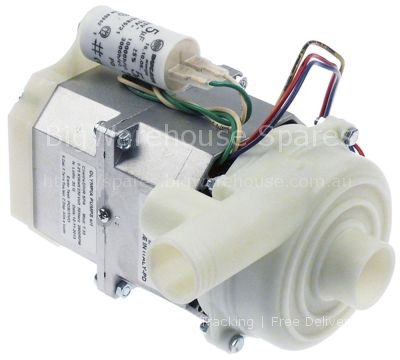 Pump inlet ø 33mm outlet ø 30/28mm type T33 230V 50Hz 1 phase 0,