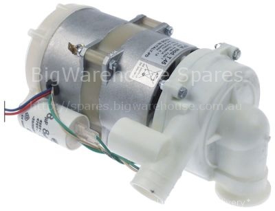 Pump inlet ø 1" IT outlet ø 30mm type  230V 50Hz 1 phase 0,33kW