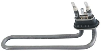 Heating element 1100W 230V flange 40x14mm L 203mm W 40mm H 27mm