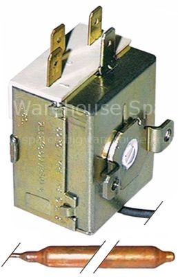Thermostat t.max. 85°C temperature range 0-90°C 1-pole 1CO 16A p