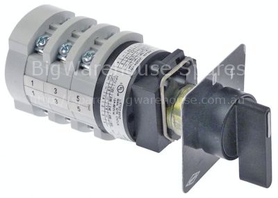 Rotary switch sets of contacts 6 4 0-1-2-3 type CA0127042 600V 1