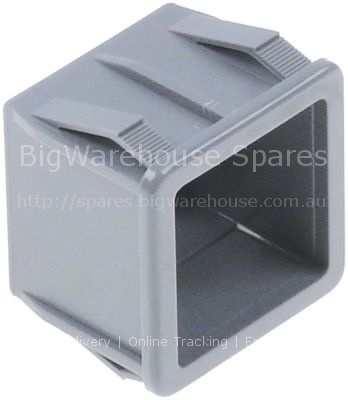 Element holder single mounting measurements 28.5x28.5mm grey