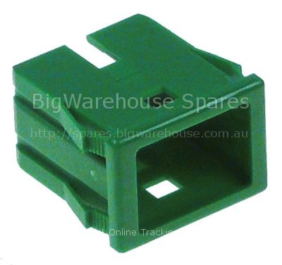 Element holder mounting measurements 13x20mm green format rectan