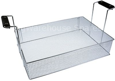 Fryer basket L1 540mm W1 365mm H1 120mm chrome-plated steel