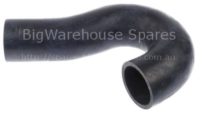 Formed hose hose ext. ø 78mm hose int. ø 63mm L 310mm S-shape