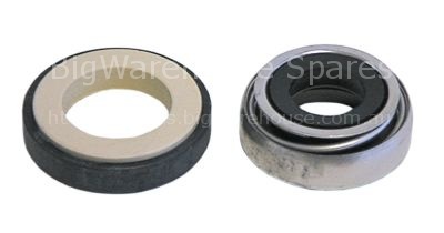 Mechanical shaft seal for shaft ø 20 mm height counter ring 10 m