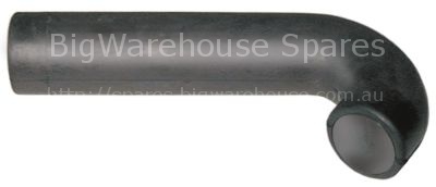 Formed hose L 310mm warewashing L-shape equiv. no. 00010520 ID ø