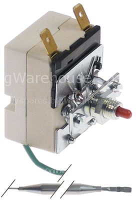 Safety thermostat switch-off temp. 113°C temperature range fixed