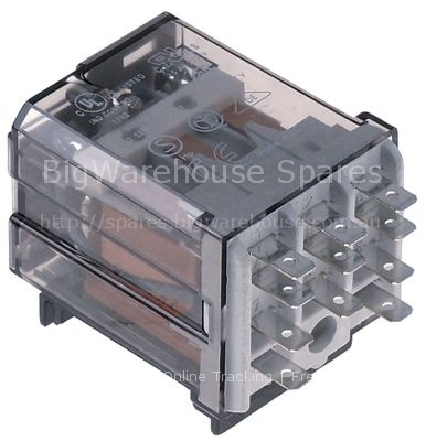 Power relays FINDER 24VAC 16A 3CO connection male faston 4.8mm D