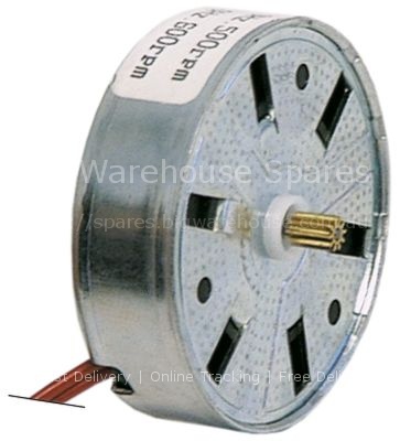 Motor FIBER pinion ø 4,3mm teeth 10 24V voltage AC turn directio