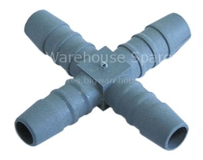 Manifold plastic hose ø 12-12-12-12mm 4-way