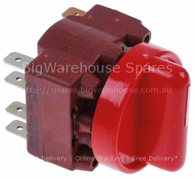 Rotary switch 4 0-1-2-3 sets of contacts 4 type 4RH 400V 16A sha