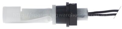 Float switch thread M16x2 1NO or 1NC ø 18mm L 88,5mm mounting ø