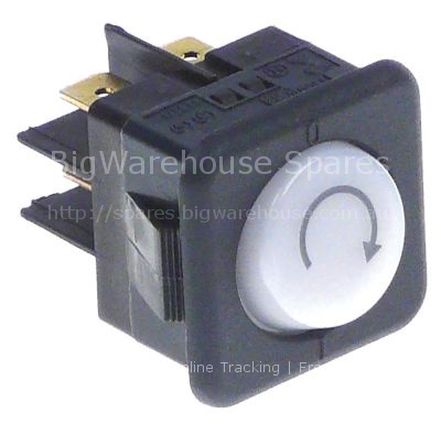 Momentary rocker switch mounting measurements 27.8x25mm white 2N